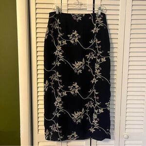 Vintage Vision Apparel Side Slit Maxi Skirt Size 14